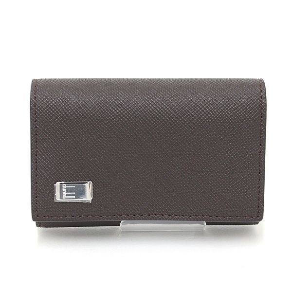 dunhill/ダンヒル　キーケース　プレーン　未使用品 dunhill ダンヒル プレーン キーケース ブラウン PVC メタルロゴ 6連