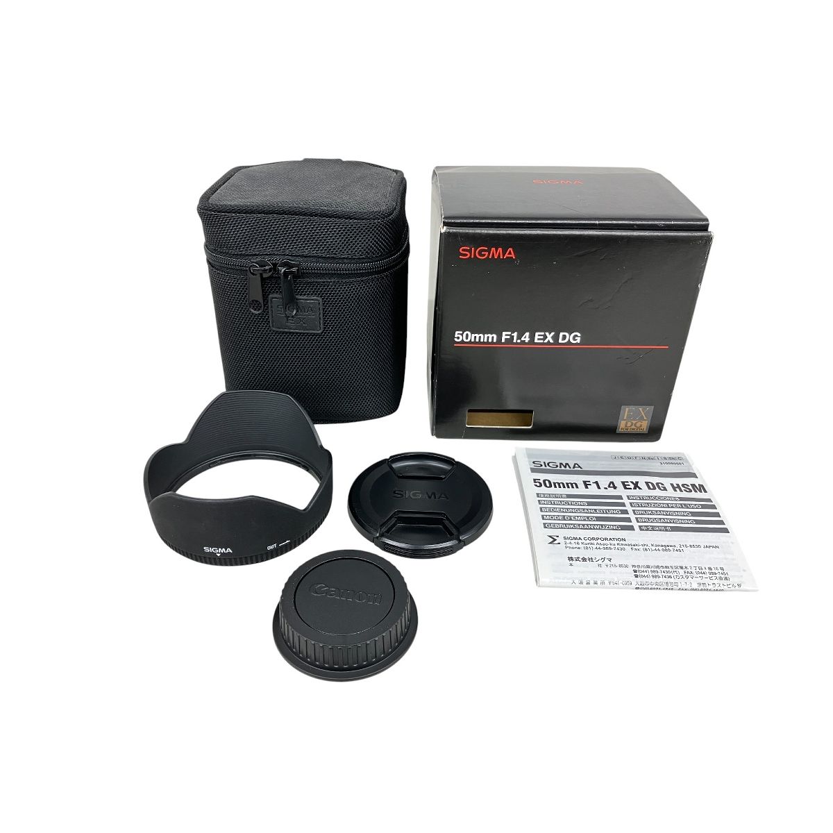SIGMA 50 mm F 1 4 EX DG HSM カメラ レンズ キャノン用 単焦点 シグマ