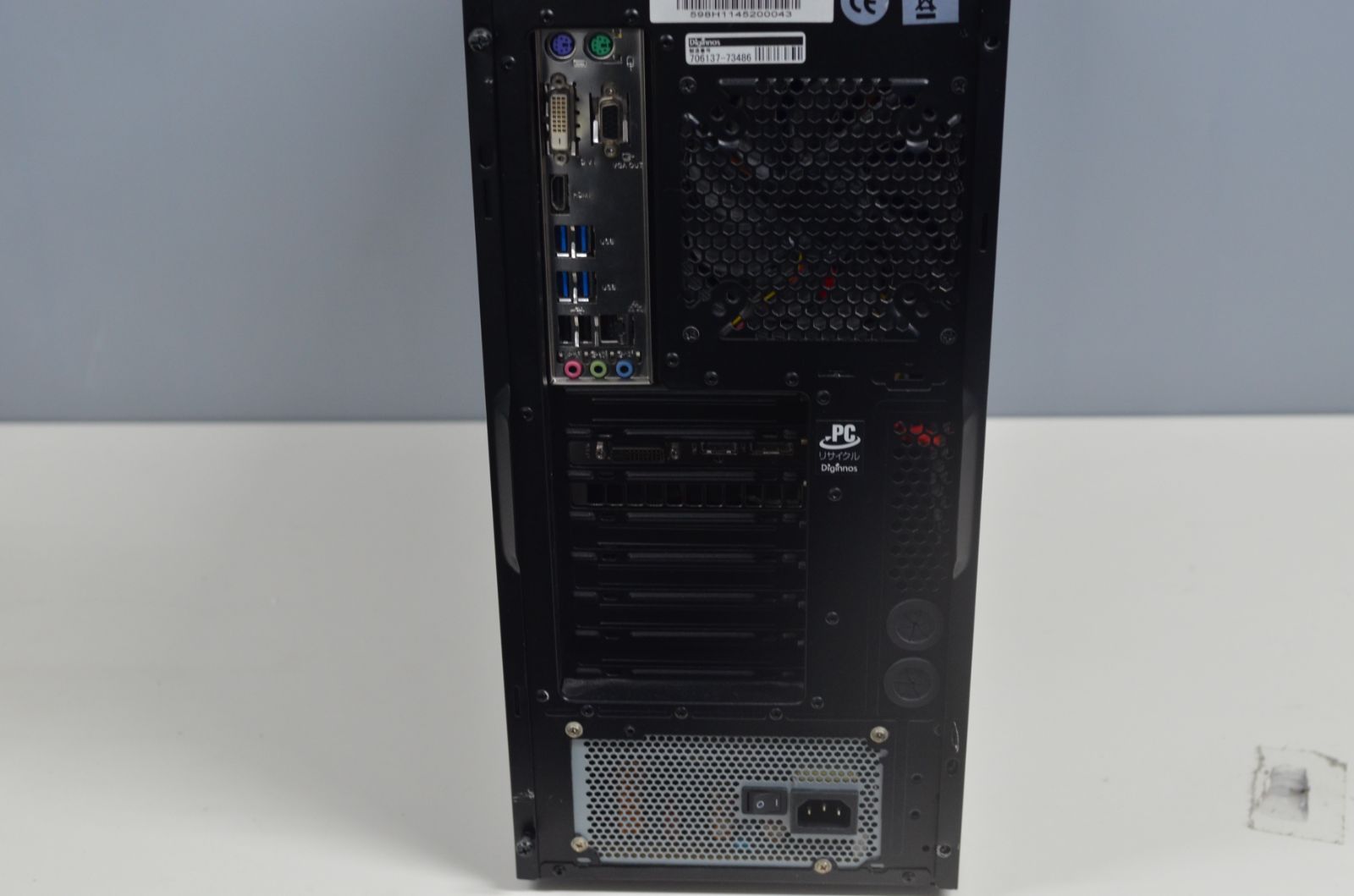 中古自作ゲーミングデスクトップ/Windows11/core i7-4790/SSD512GB+