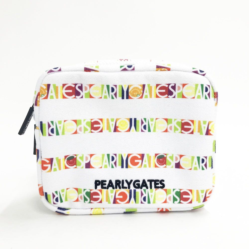  PEARLY GATES パーリーゲイツ モデル TPU カートバッグ Bioニコシールボーダー柄 ホワイト系 240101508449 ゴルフウェア ストスト 練習ネット ゴルフバッグ キャディバッグ ゴルフ