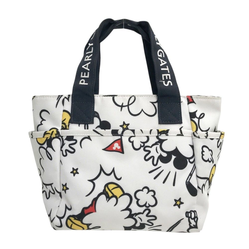 ★パーリーゲイツ×ミッキーコラボカートバック★ PEARLY GATES パーリーゲイツ ×Disney カートバッグ ミッキー ホワイト