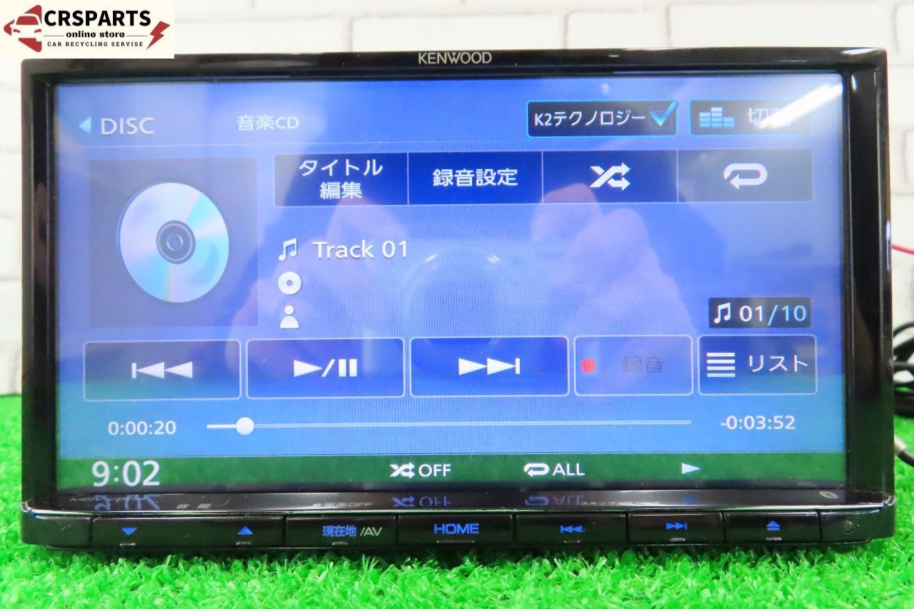 KENWOOD [MDV-L504] 地図 2016年 彩速 メモリー ナビ Bluetooth