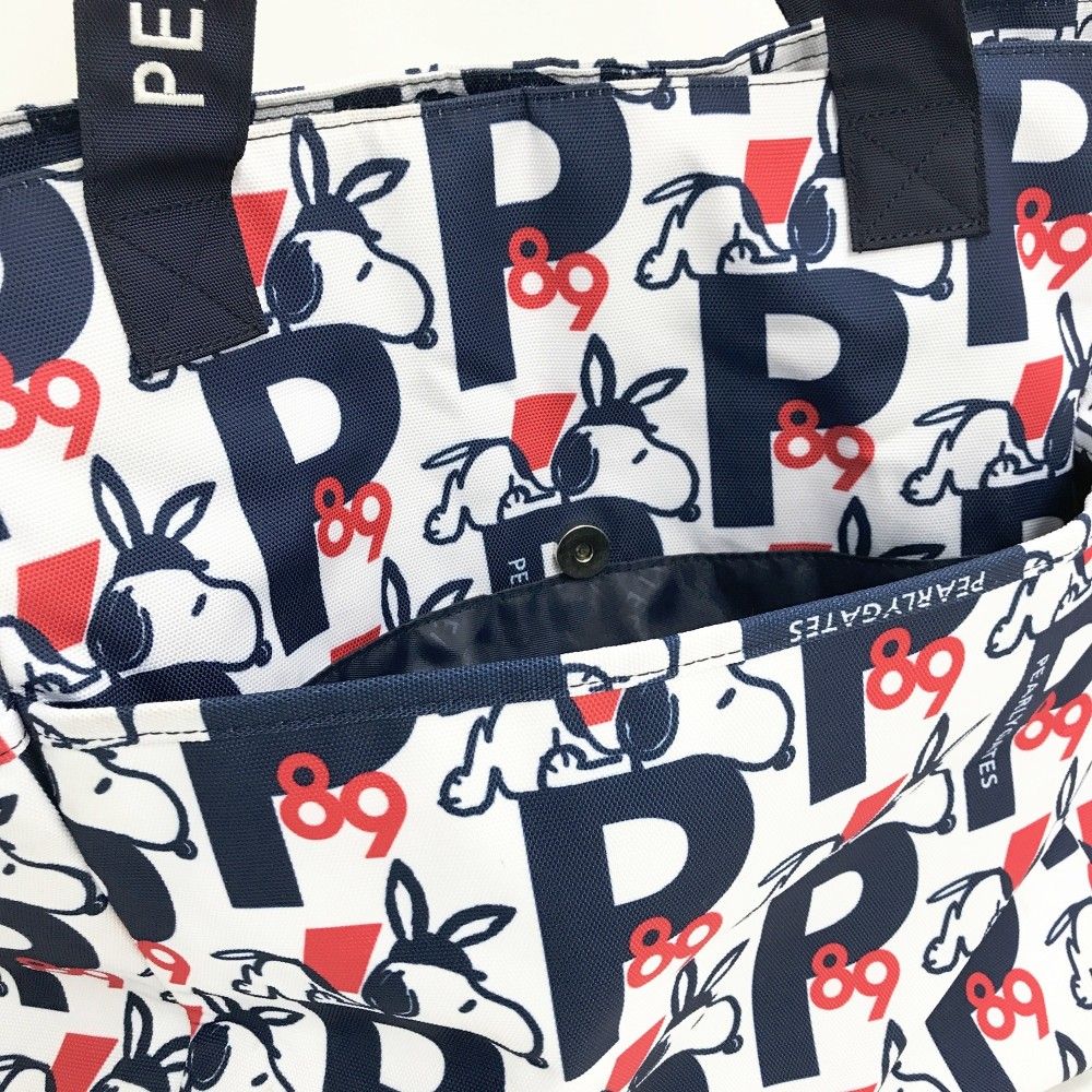 【美品】パーリーゲイツ　スヌーピー　ロッカーバッグ PEARLY GATES パーリーゲイツ ×PEANUTS ロッカーバッグ スヌーピー