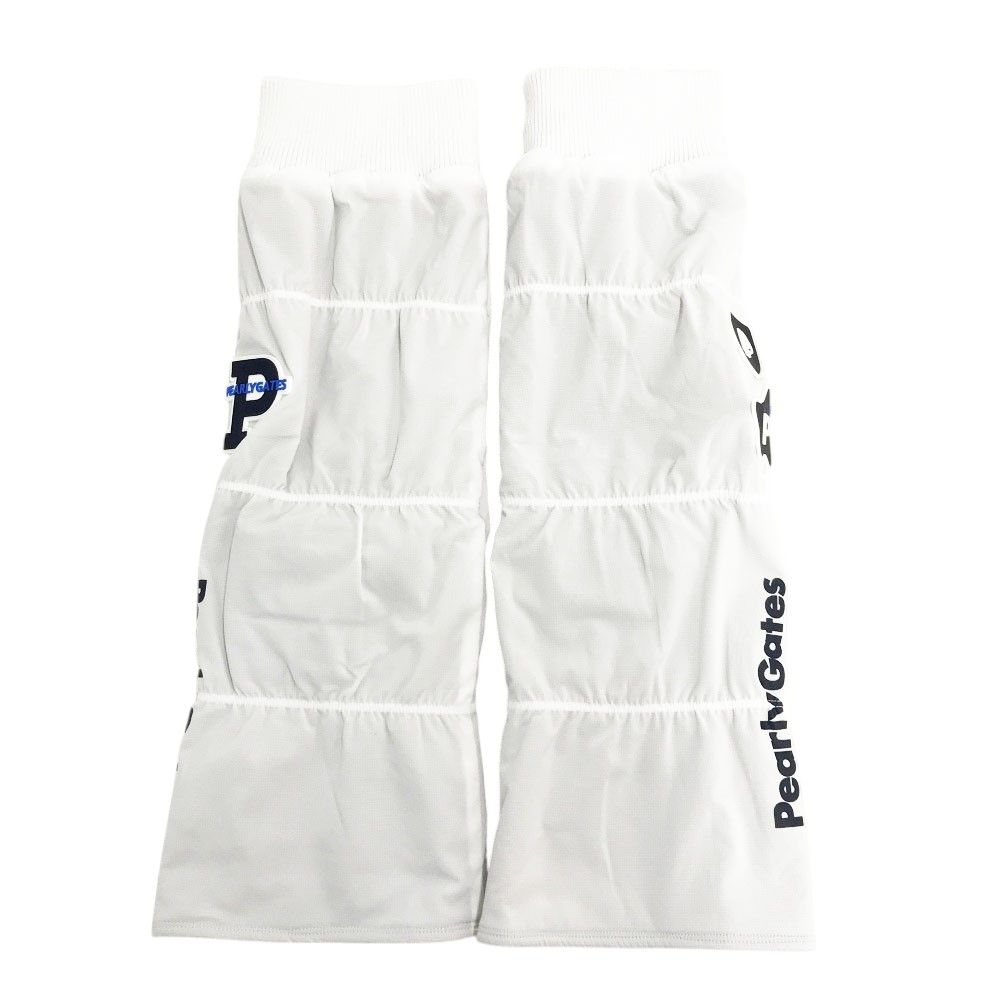 PEARLYGATES☆パーリーゲイツ☆レッグウォーマー☆星柄☆ホワイト