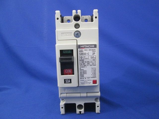 ヒューズフリー遮断器2P50A FXK60-C - メルカリ