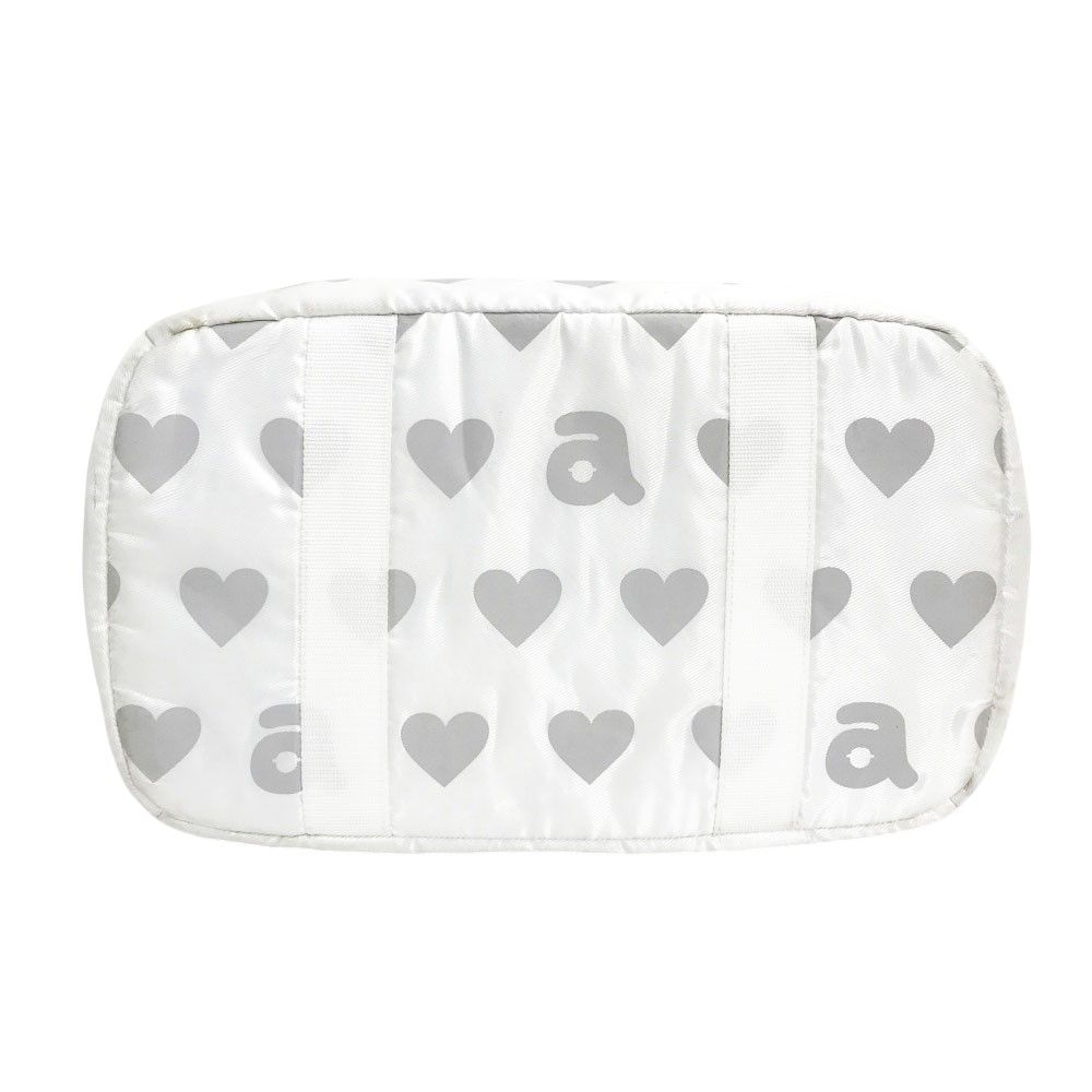 【archivio】 ゴルフ ロッカーバッグ 大 ホワイトドット柄 ARCHIVIO アルチビオ ロッカーバッグ トートバッグ ロゴ ハート柄