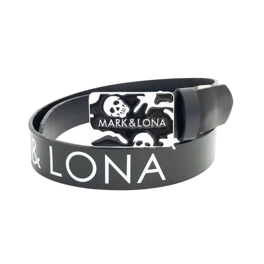 MARK LONA マークアンドロナ ベルト ブラック系 ゴルフウェア ストスト