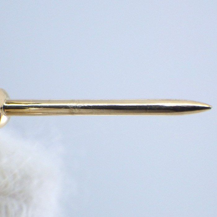 ミキモト MIKIMOTO ピンブローチ チェリー リーフ モチーフ パール 1円～ リーフモチーフ パールブローチ M・S刻印 中古MIKIMOTO ピン 最大3万円OFFクーポン配布中 ピンブローチさくらんぼ 公式オンライン
