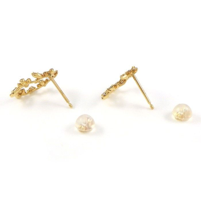 ポンテヴェキオ Ponte Vecchio ピアス リーフ フラワーモチーフ