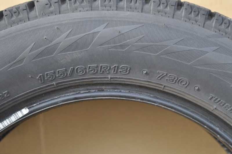 バリ山☆ スタッドレスタイヤ 155/65 R13 2021年製 破損無 4本セット