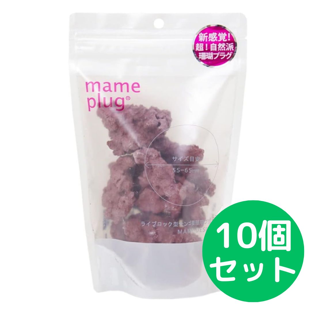 マメデザイン マメプラグ 入 ライブロック サンゴ フラグ セット