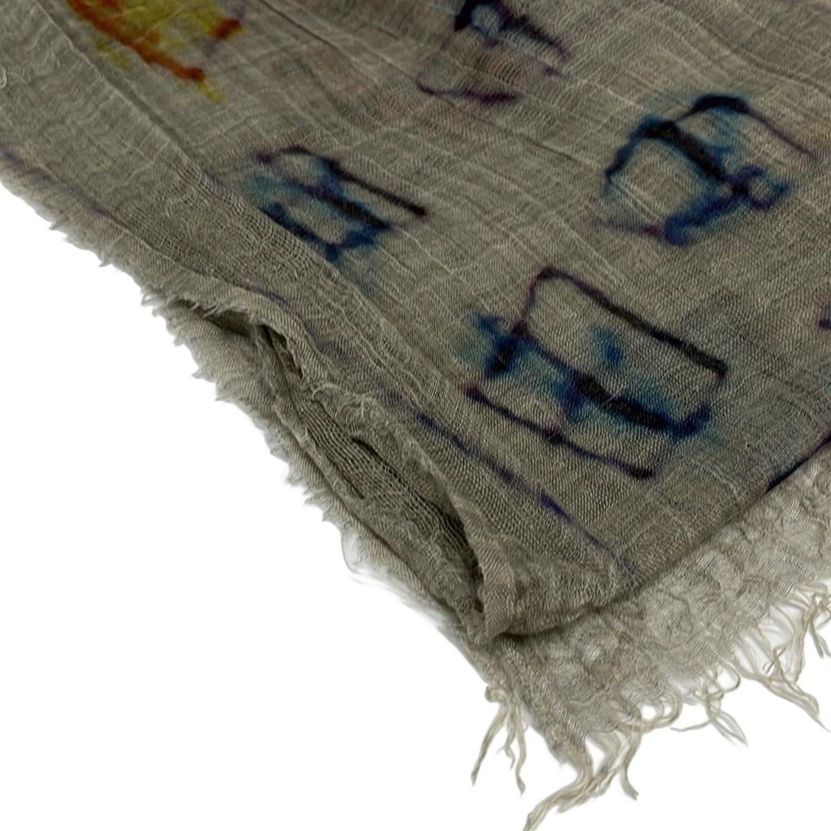  Falierosarti ファリエロサルティ ストール ショール - グレー×レッド×マルチ アルパカ シルク ストール ショール 小物