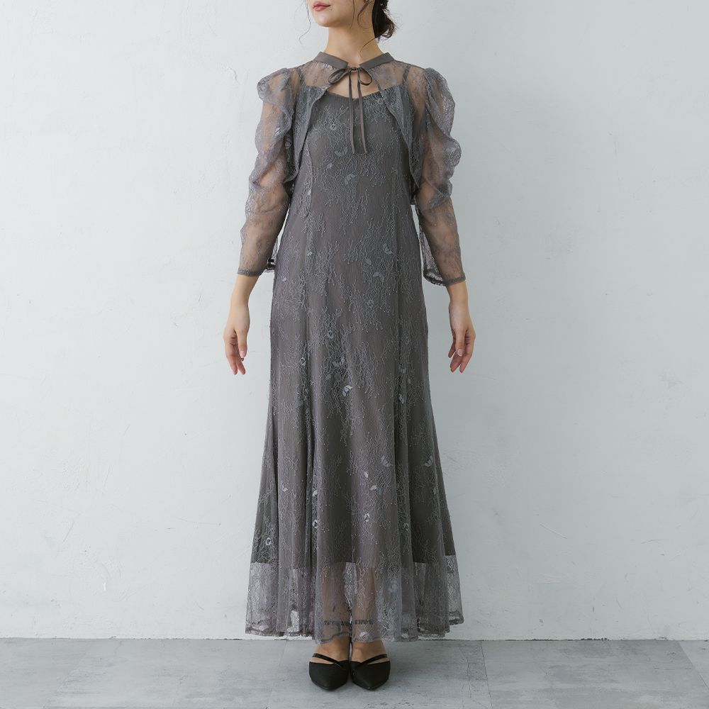 ドレス セットアップ 購入 ボレロ キャミソール マーメイド レディース