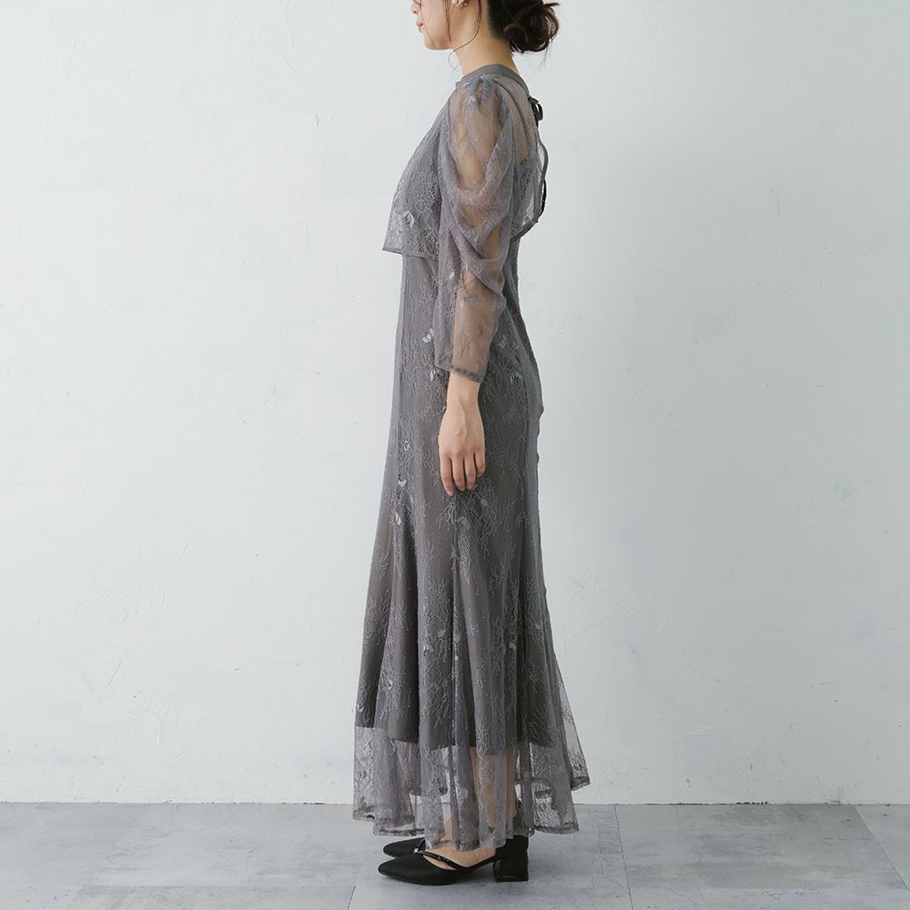 ドレス セットアップ 購入 ボレロ キャミソール マーメイド レディース