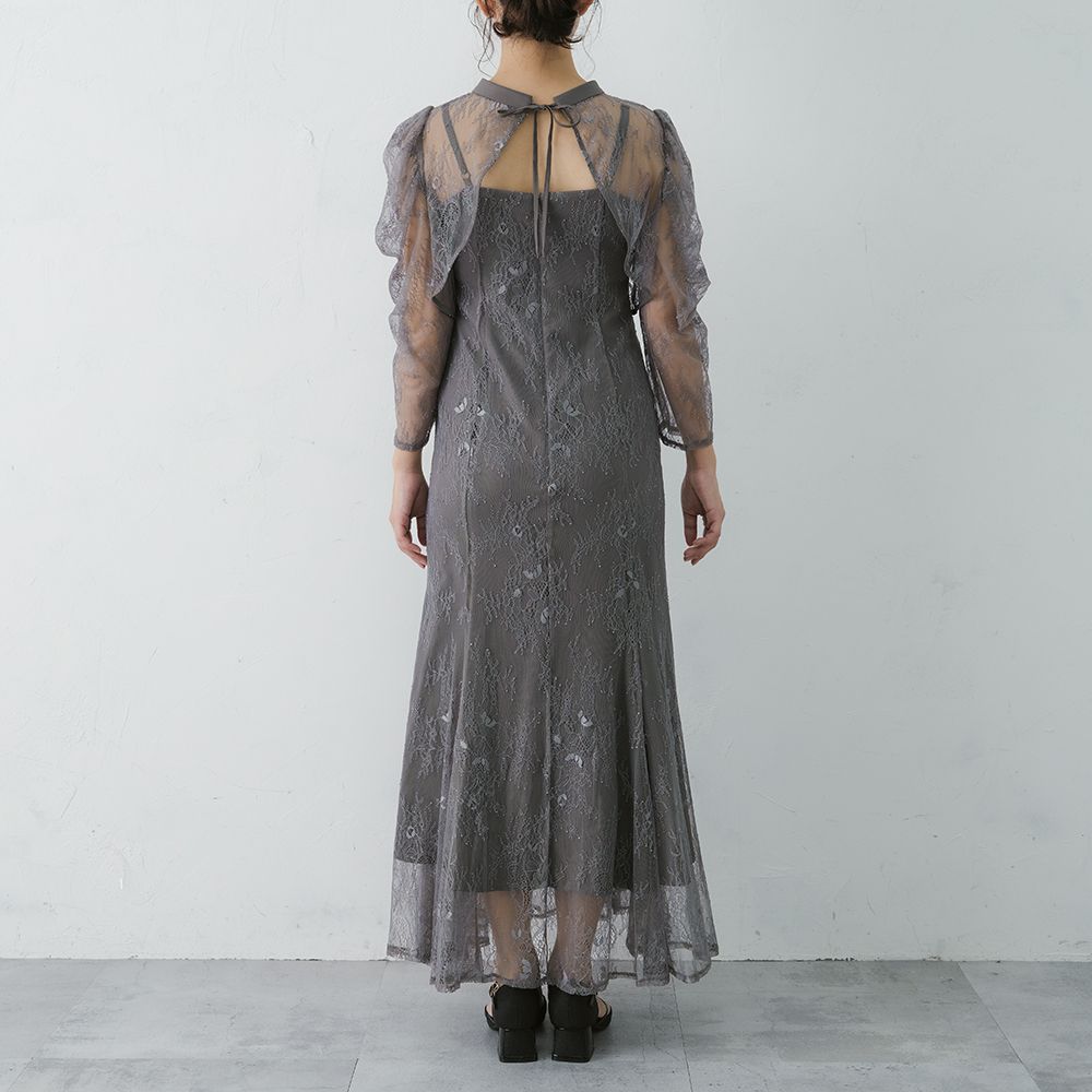 ドレス セットアップ 購入 ボレロ キャミソール マーメイド レディース