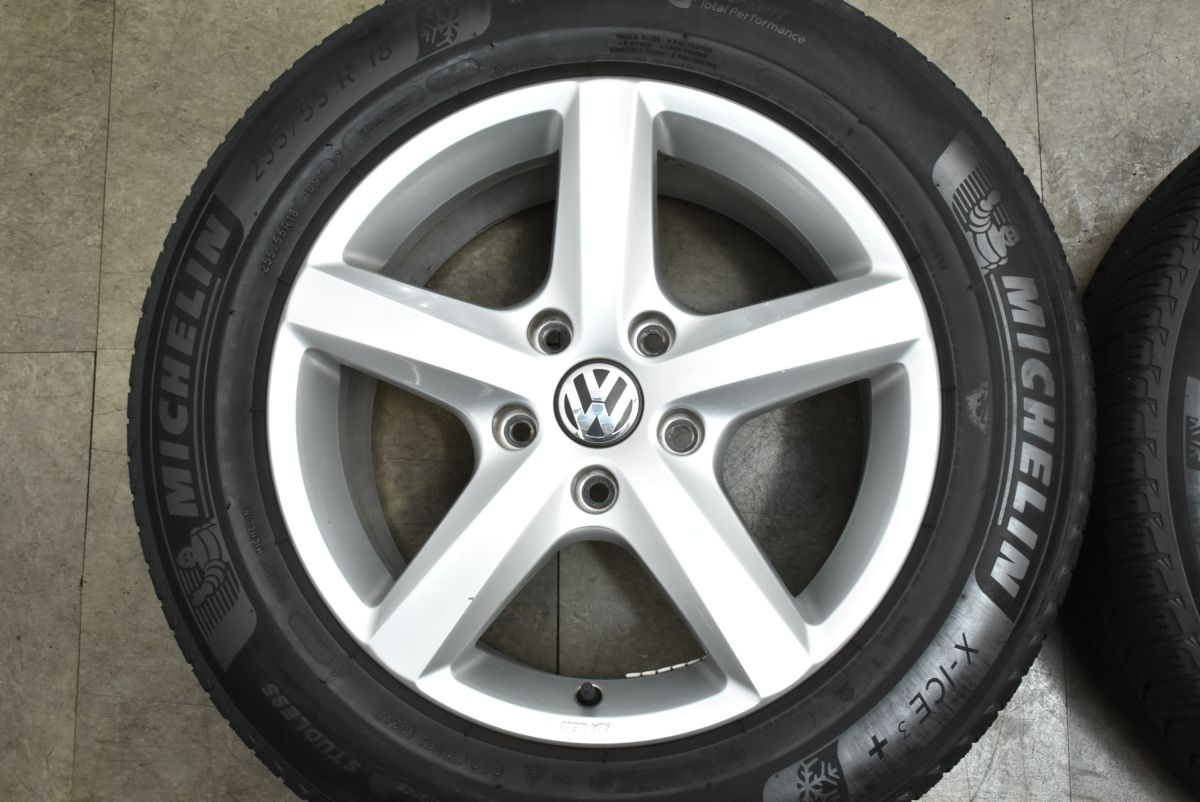 品 フォルクスワーゲン トゥアレグ 18 in 8 J 53 PCD 130 ミシュラン X ICE 3 255 55 R アウディ 4 L Q 7 ポルシェ 955カイエン