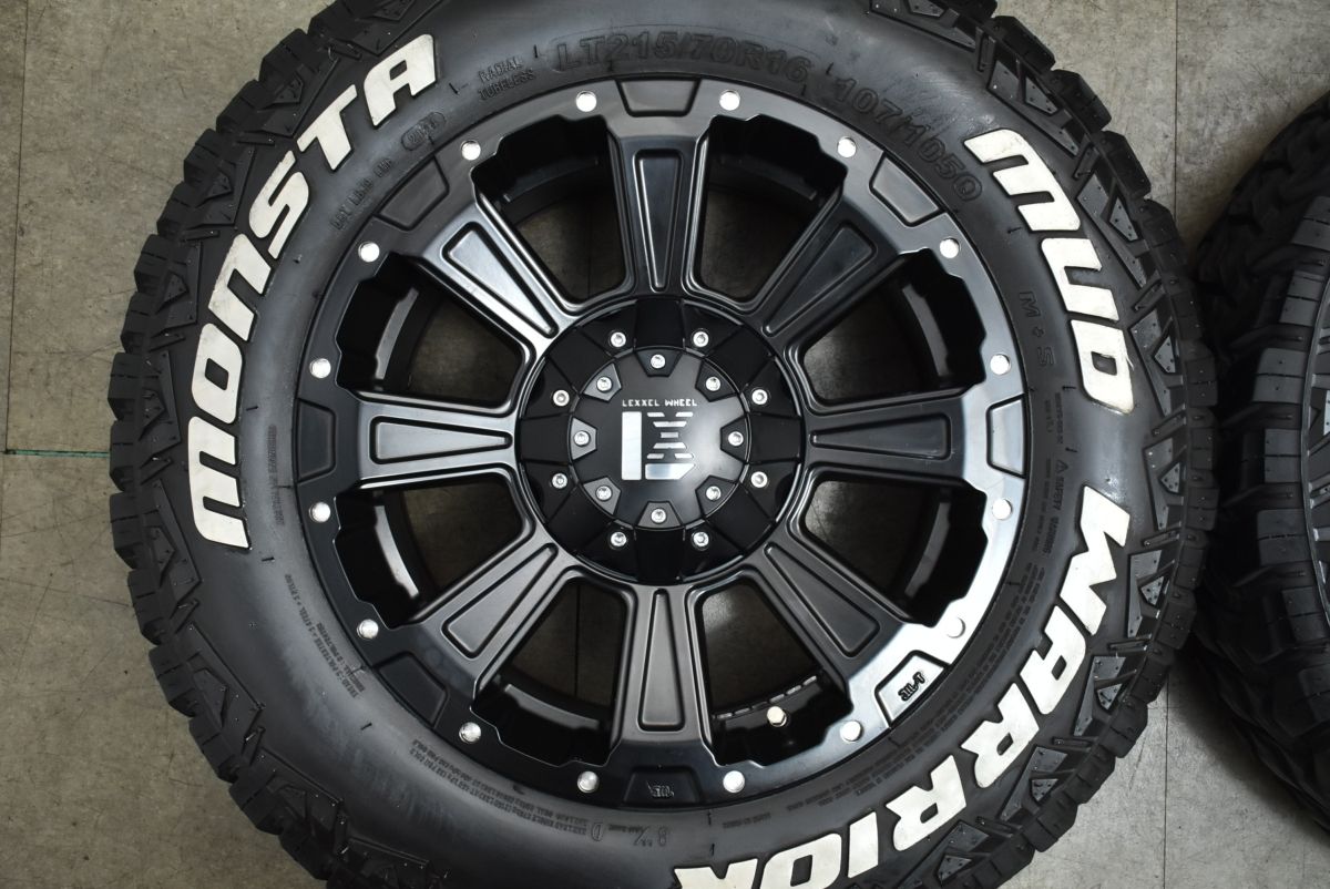LEXXEL DeathRock 16 in 7 J 35 PCD 114 3 MONSTA MUD WARRIOR 215 70 R デリカD 5 アウトランダー RAV 4 ハリアー エクストレイル