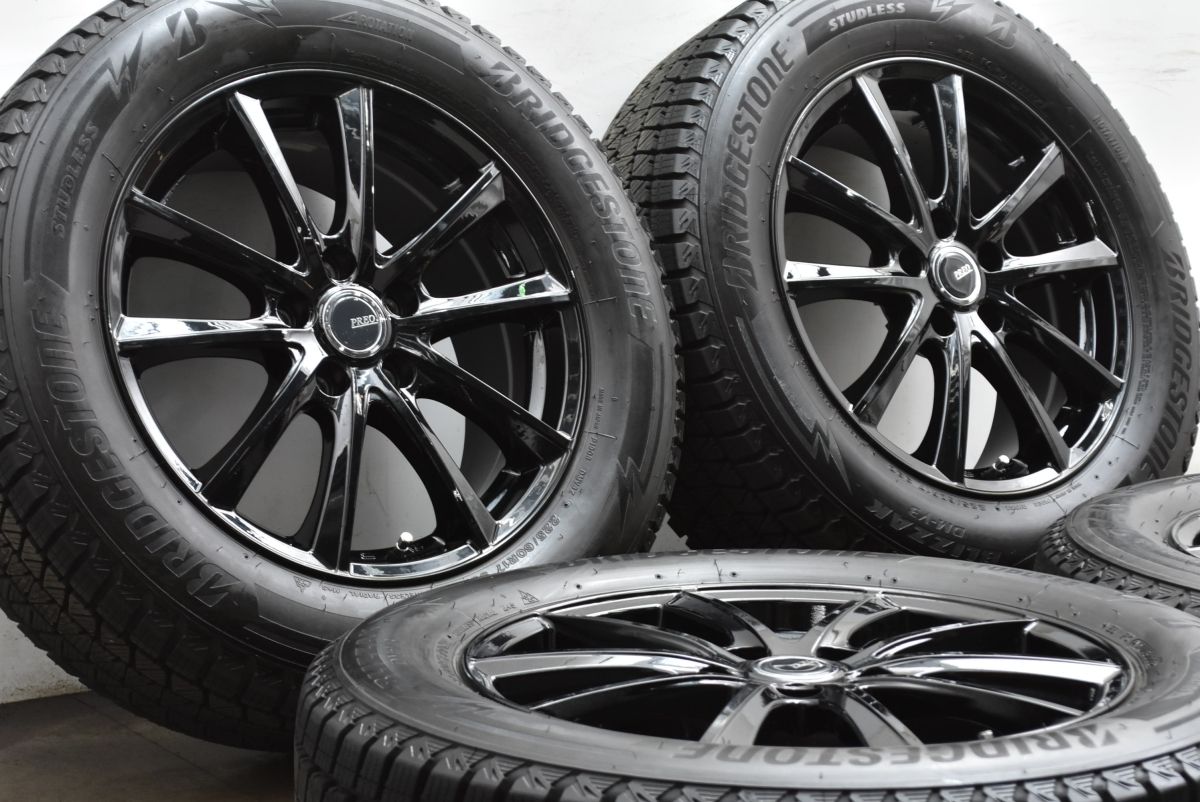 バリ溝 DM V 3付 PREO 17 in 7 J 45 PCD 114 3 ブリヂストン ブリザック 225 60 R T 31 エクストレイル クロストレック SK フォレスター