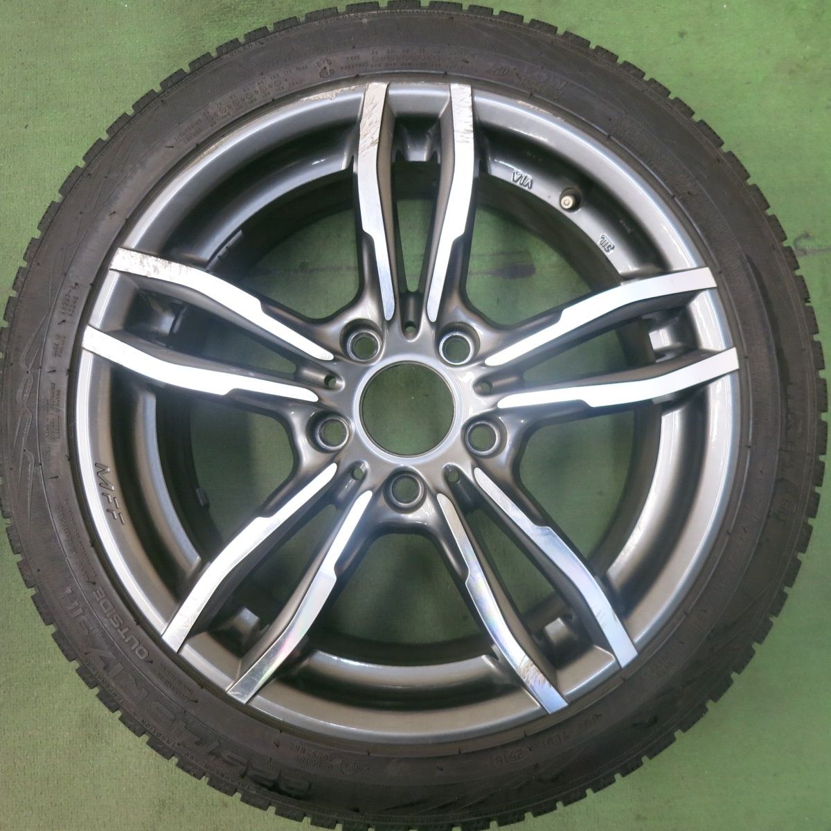  バリ溝 8 5分 BMW 等 MAK LUFT FF 225 45 R 17 スタッドレス ノキアン WRA 4 FRT ルフト MFF 17インチ PCD 120 5 H ス 17インチ タイヤ ホイールセット