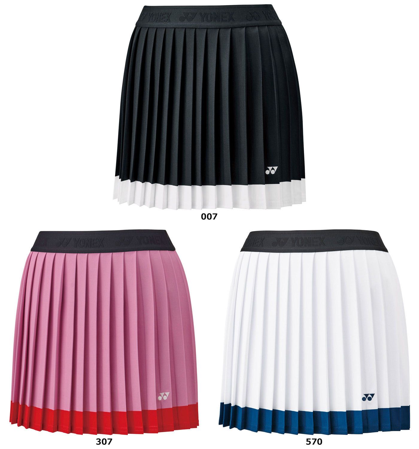 ヨネックス YONEX テニス ウィメンズスカート 26162 307 パールローズ