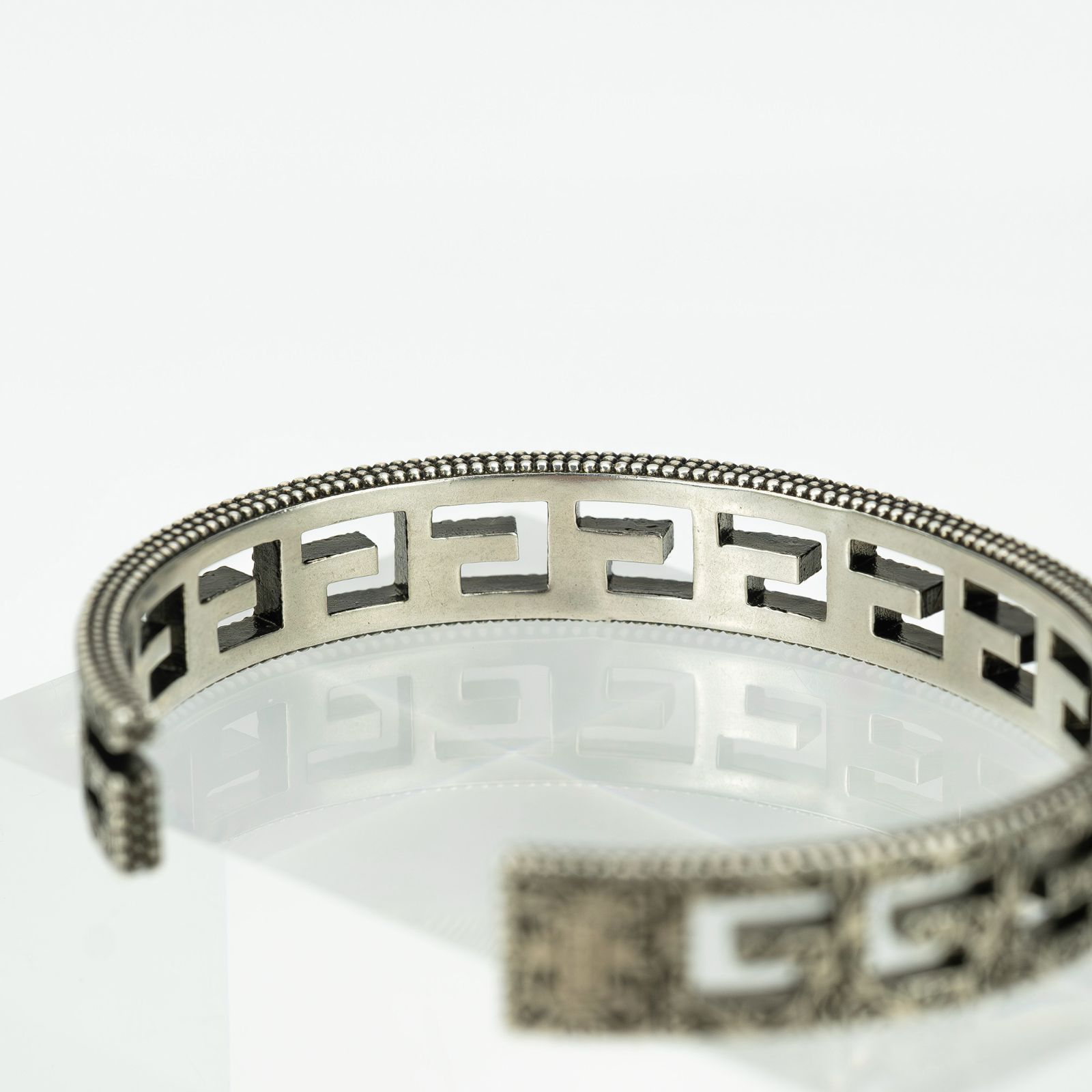 グッチ GUCCI バングル アラベスク Gモチーフ #19 シルバー925 約36.8g