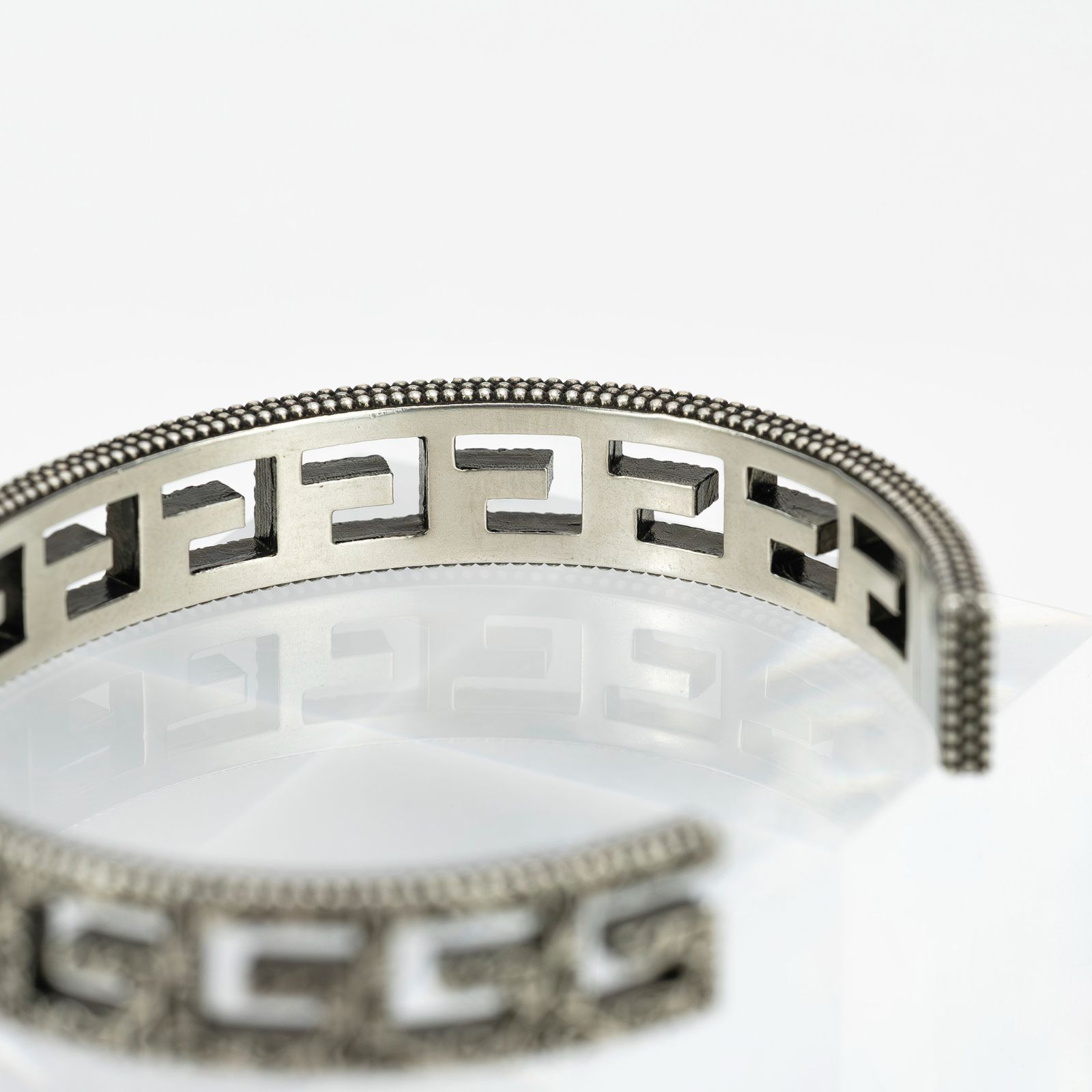 グッチ GUCCI バングル アラベスク Gモチーフ #19 シルバー925 約36.8g