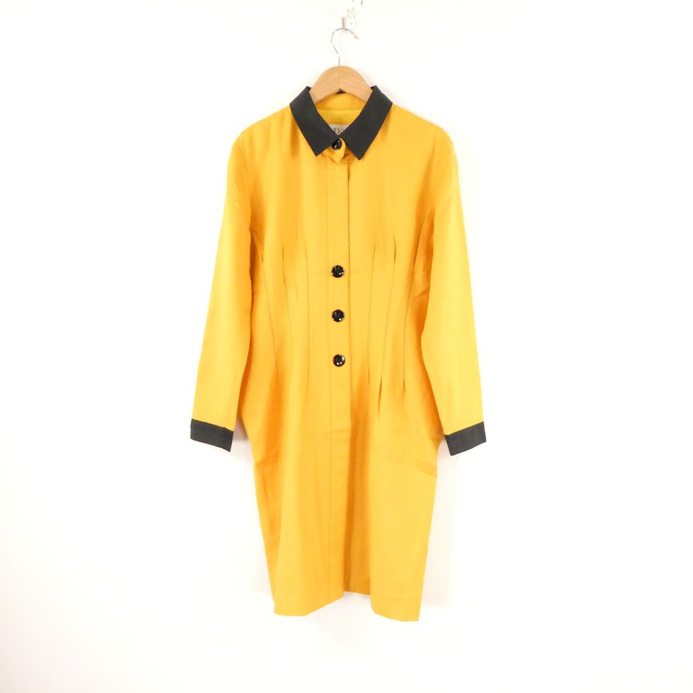 Miss Dior ディオール ワンピース M ウール100％ 長袖 ひざ下丈 シャツ