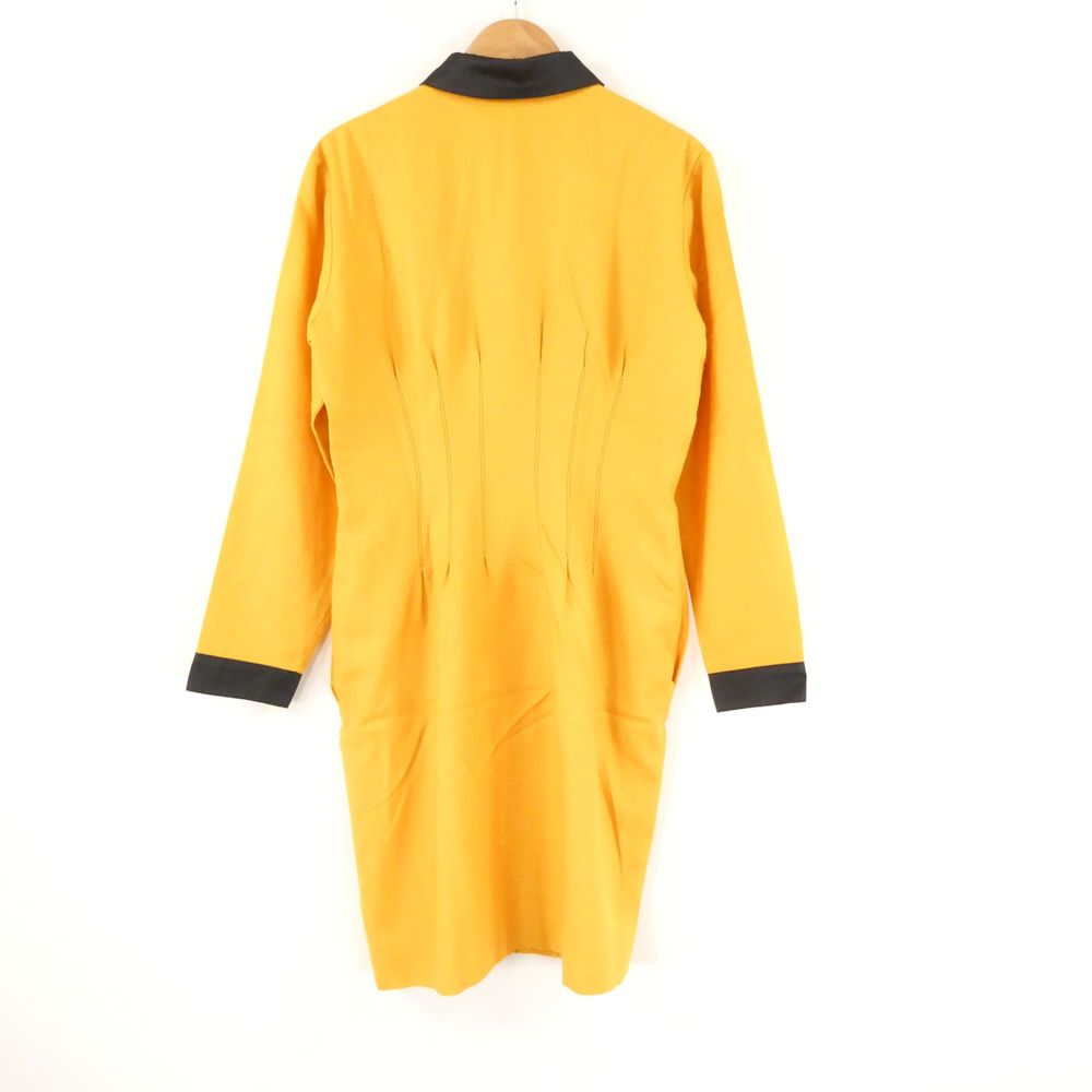 Miss Dior ディオール ワンピース M ウール100％ 長袖 ひざ下丈 シャツ