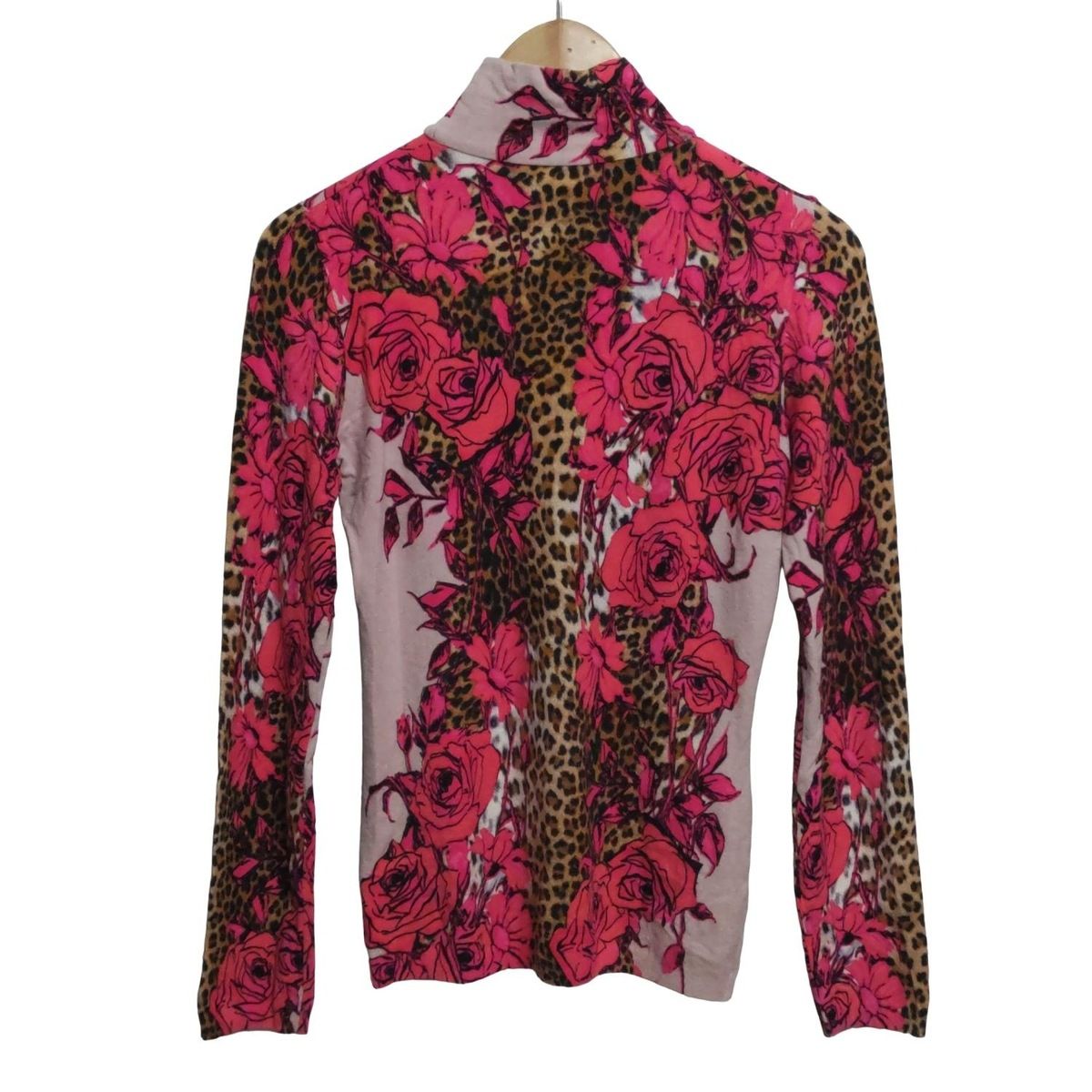 BLUMARINE花柄トップス BLUMARINE(ブルマリン) 長袖カットソー サイズI 40 レディース