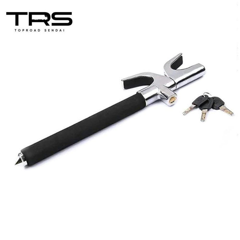 TRS ハンドルロック ガラスハンマー付 緊急脱出 盗難防止 防犯 380621
