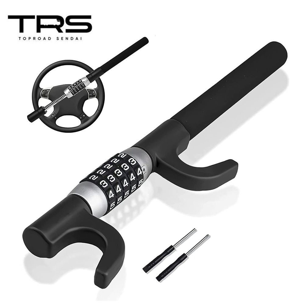 【即購入OK】TRS ハンドルロック 5桁ダイヤル式 車 盗難防止 380622