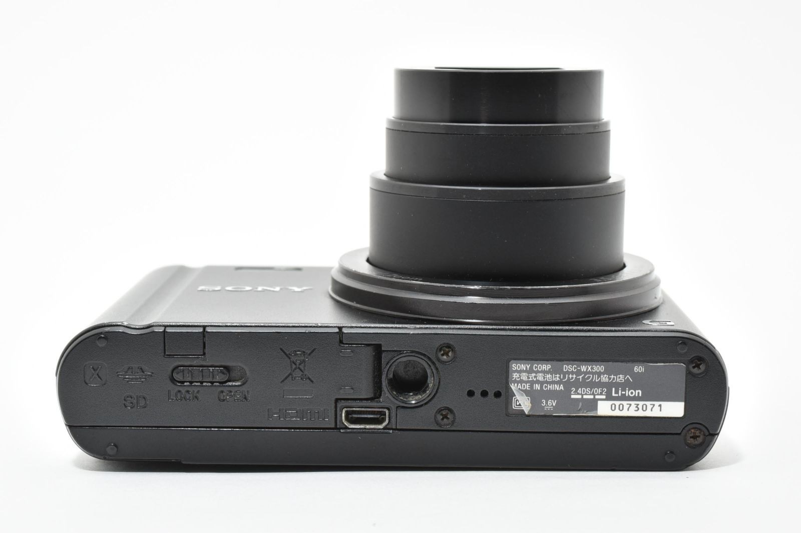 並品】SONY ソニー Cyber-shot DSC-WX300 ブラック - メルカリ