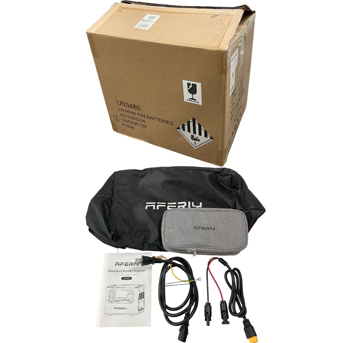 AFERIY AF P 210 ポータブル電源 大容量 2048 Wh 2400 W アウトドア 防災 静穏設計 アフェリ 家電 良好