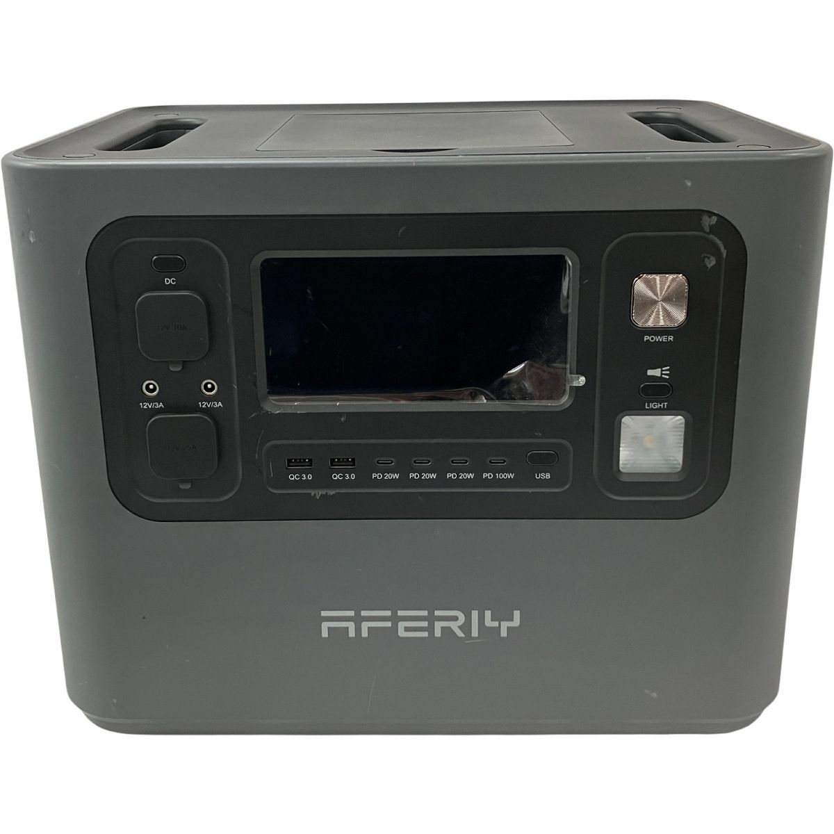 AFERIY AF-P 210 ポータブル電源 大容量 2048 Wh 2400 W アウトドア 防災 静穏設計 アフェリ 家電 良好