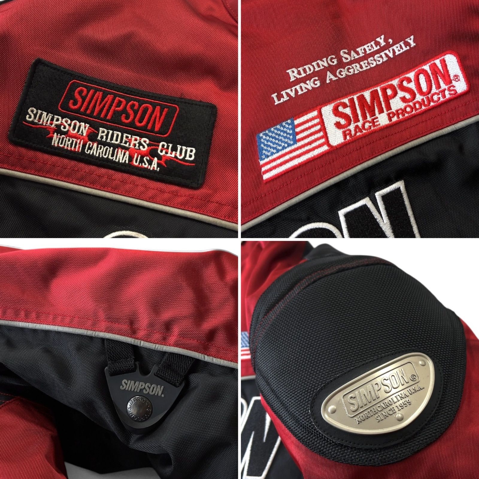 SIMPSON シンプソン レーシングジャケット バイクウェア フルスリーブ