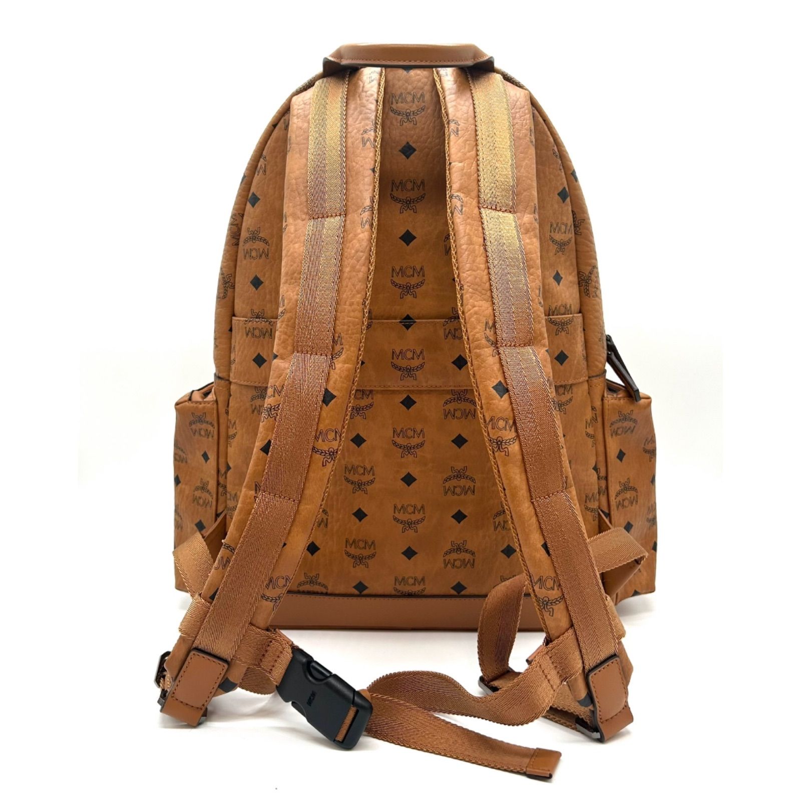 MCM エムシーエム ヴィセトス バックパック スターク ミディアム リュック コニャック メンズ レディース