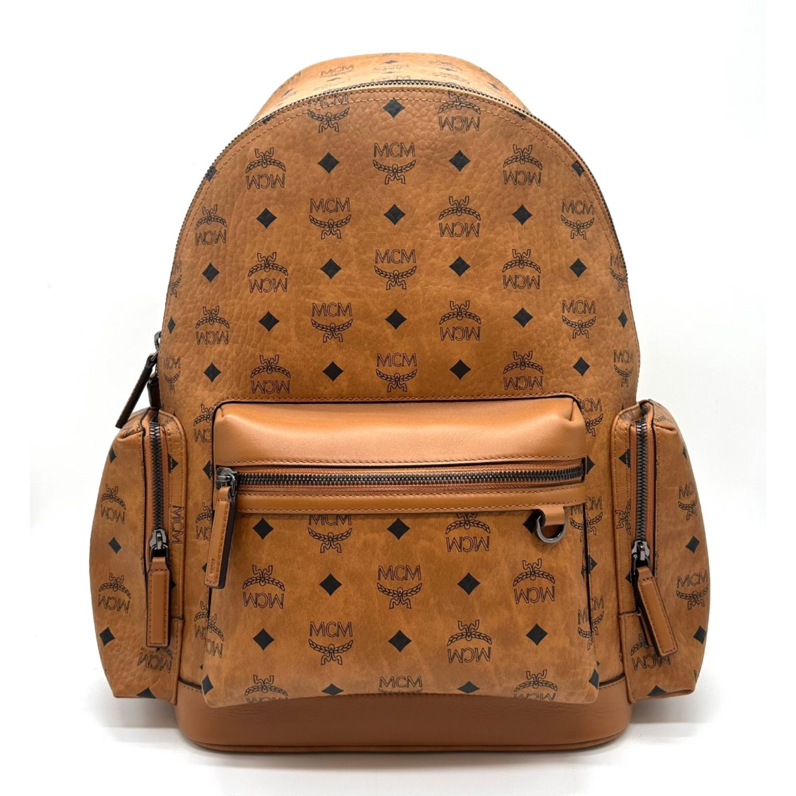 MCM エムシーエム ヴィセトス バックパック スターク ミディアム リュック コニャック メンズ レディース