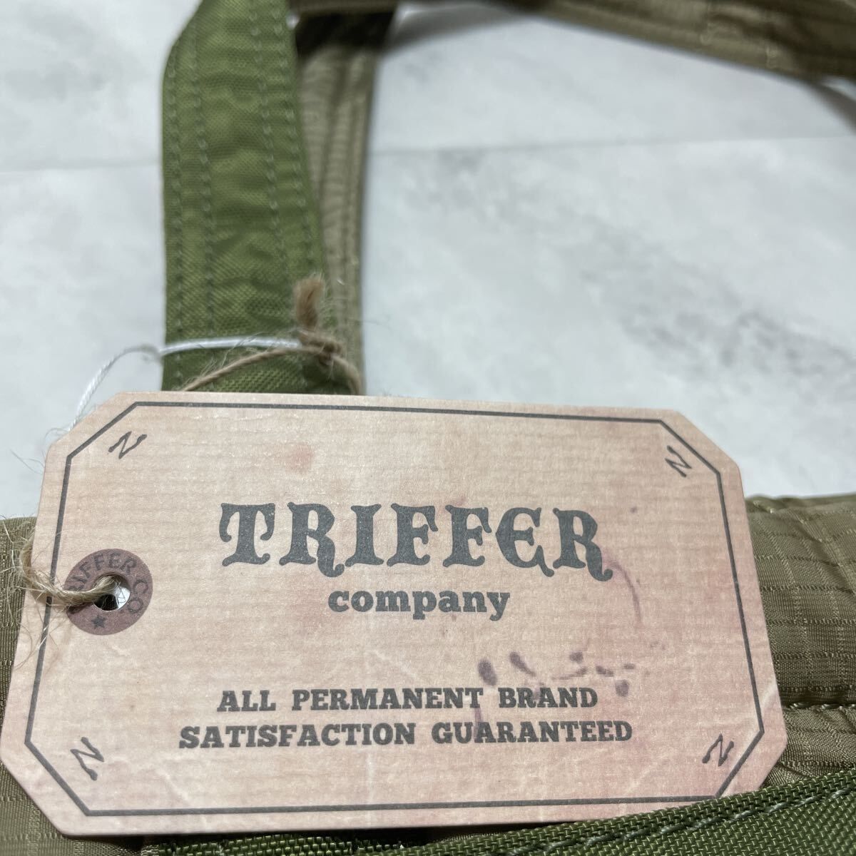 新品 TRIFFER トリファー キルティング トートバッグ ナイロン 