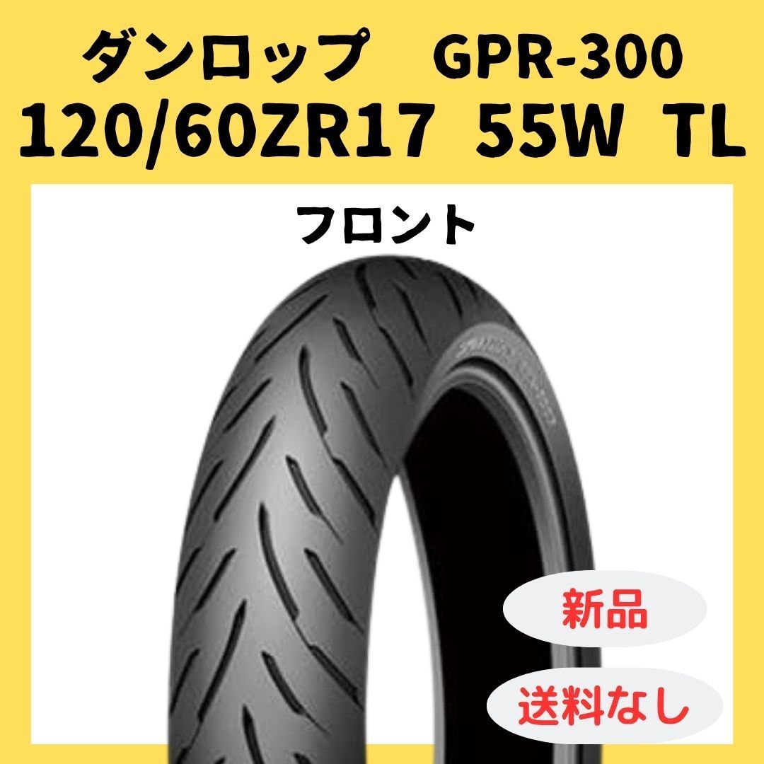 ダンロップ GPR 300 120 60 ZR 17 TL 310719