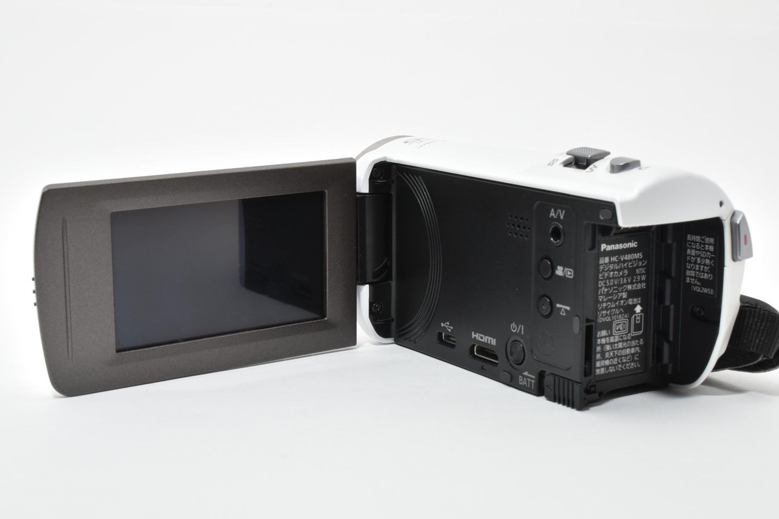 良品】Panasonic パナソニック HC-V480MS ホワイト 元箱 - メルカリ