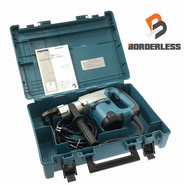 説明書汚れ有 makita マキタ 電動ハンマ HM 0830 シャンク ケース付 ハツリ チッパー コンクリートブレイカー119425