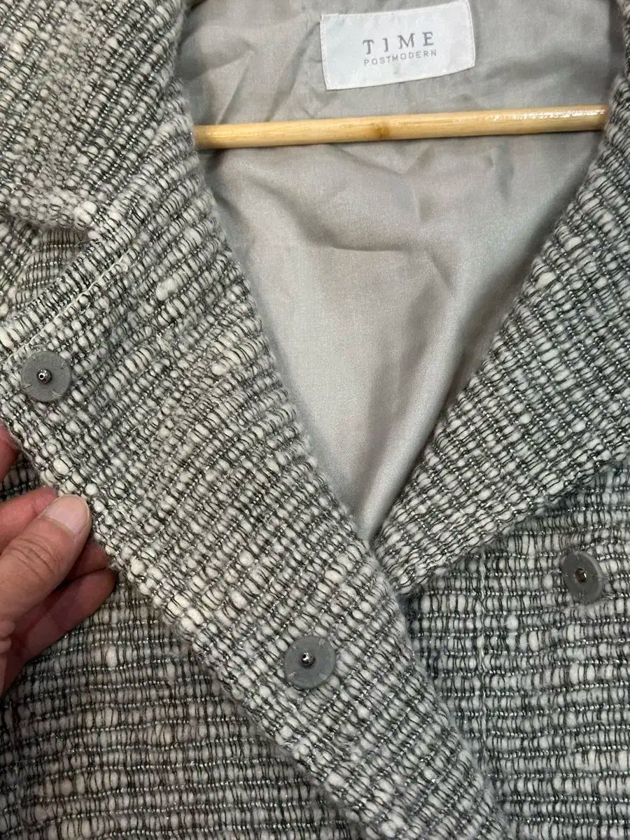 ハンサム タイム オーバーサイズ ウール ツイード ジャケット