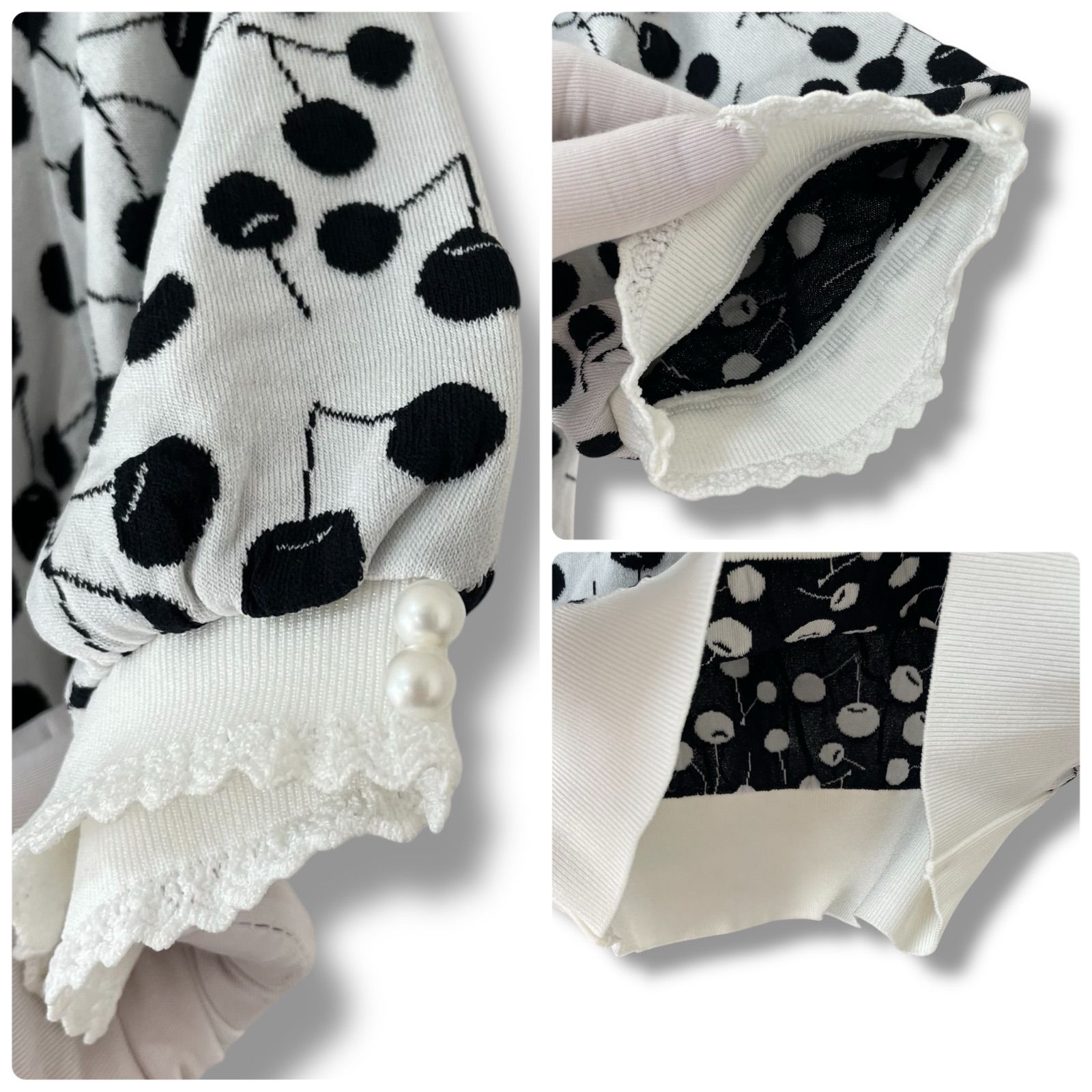 Rene ルネ ホワイト トップス 半袖 Tシャツ レディース カジュアル S