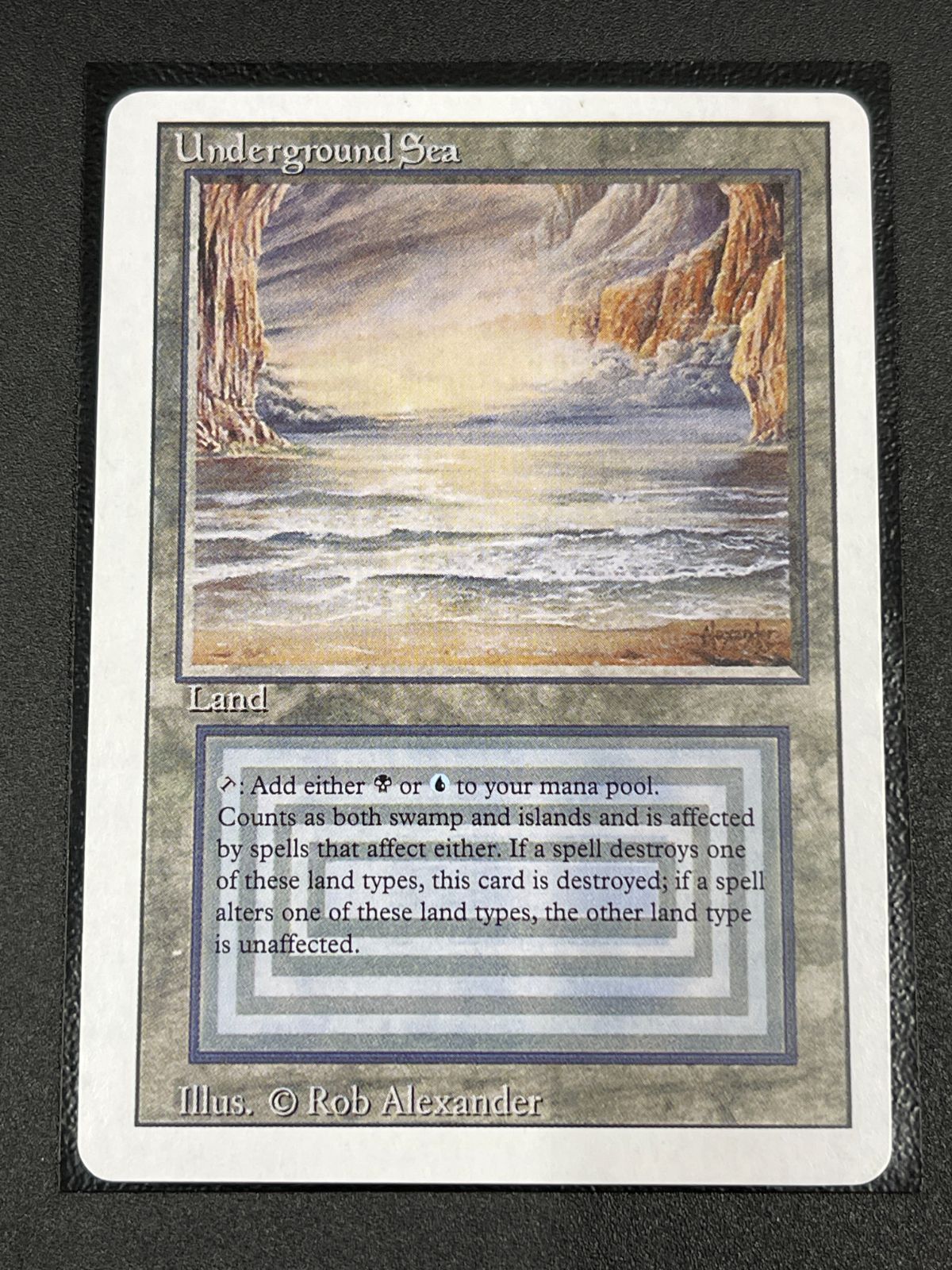 MTG マジック・ザ・ギャザリング 《Underground Sea》[3ED] 土地R 英語