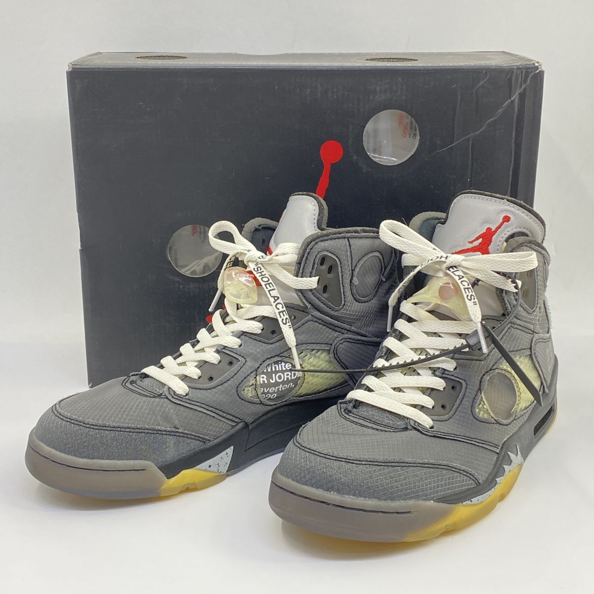 NIKE × OFF-WHITE ナイキ オフホワイト AIR JORDAN 5 RETRO SP エア 