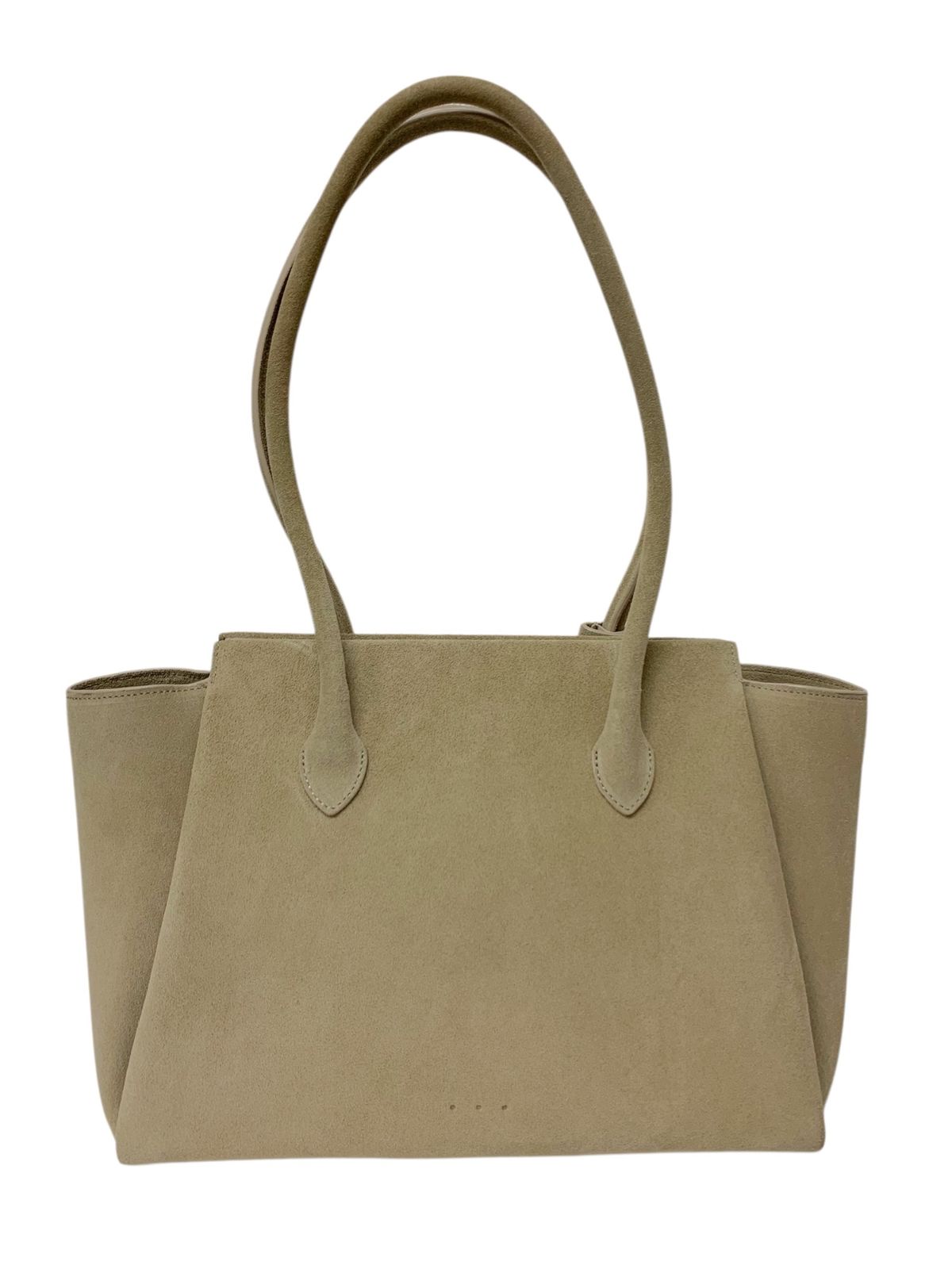 エスター エクミ スモールスエード トートバッグ ベージュ