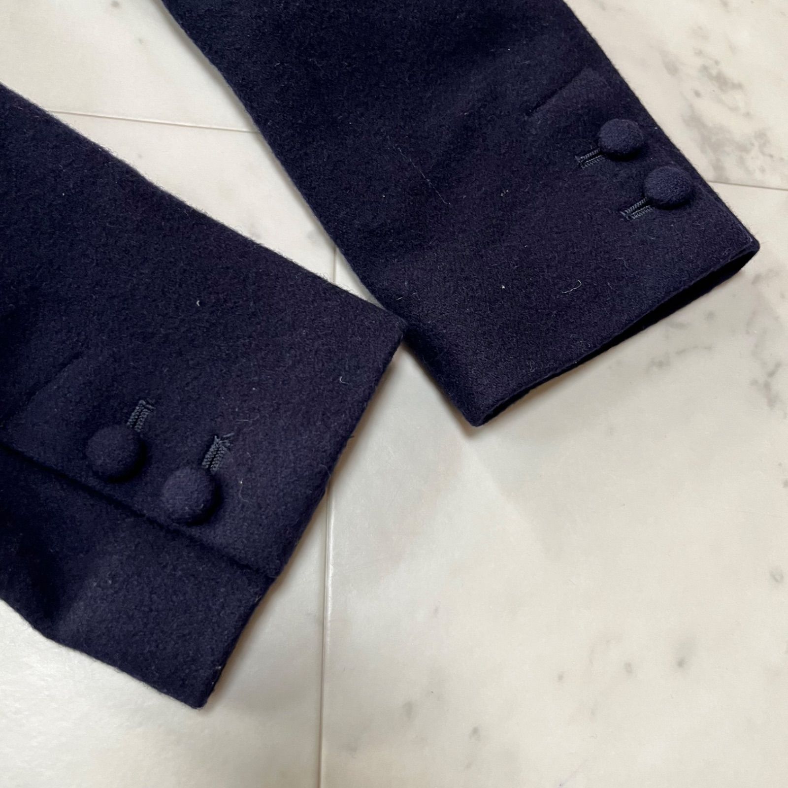 FRED PERRY フレッドペリー パイピングラペル メルトンウール ブレザー 