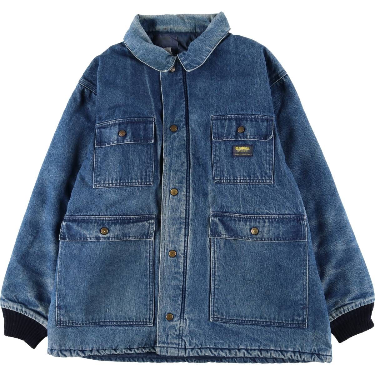 古着 オシュコシュ Osh kosh 中綿入り デニムカバーオール メンズXL
