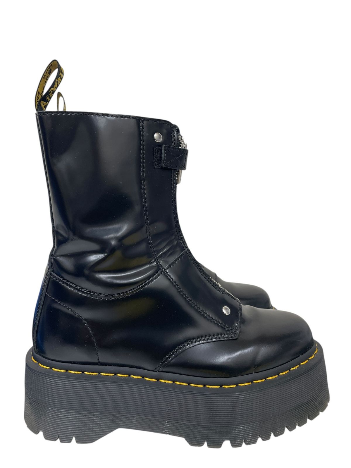 Dr.Martens ドクターマーチン Jetta Hi Max ハイカット サイドジップブーツ UK 6 US 8 ブラック レディース 104