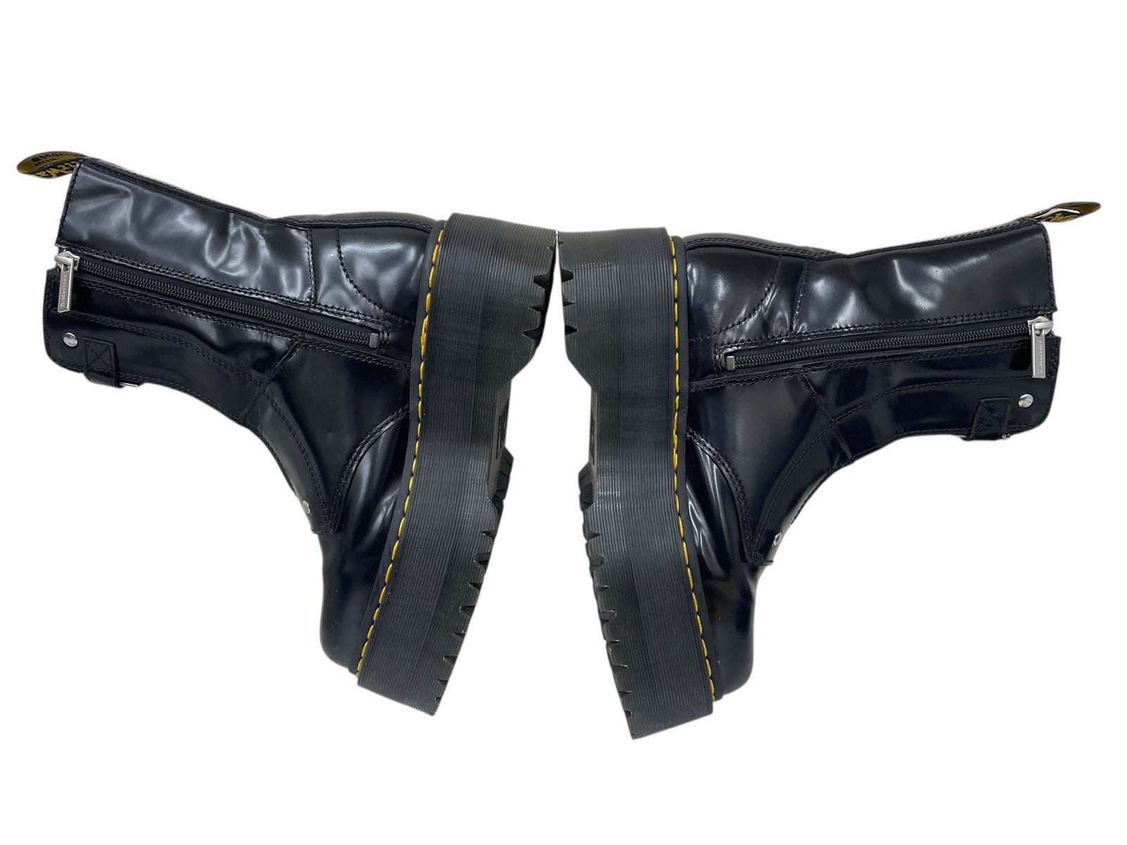  Dr.Martens ドクターマーチン Jetta Hi Max ハイカット サイドジップブーツ UK 6 US 8 ブラック レディース 104 その他 ブーツ